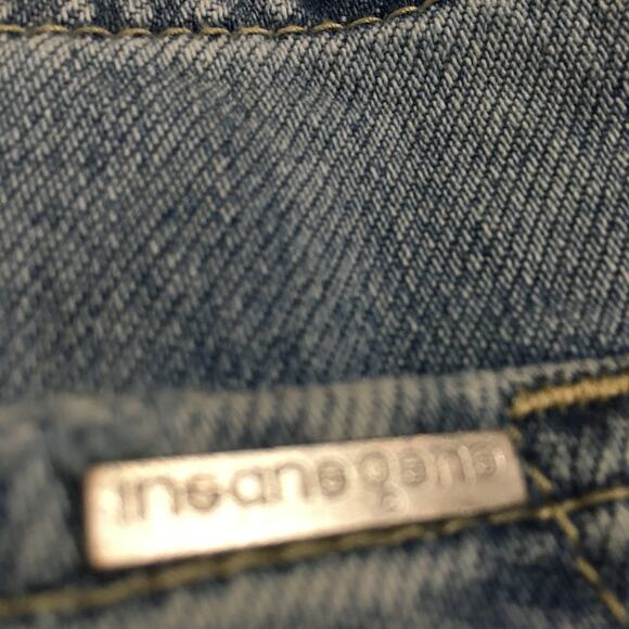 Insane Gene High Rise Destroyed Loose Straight Jeans Size 9/28 - Picture 9 of 14